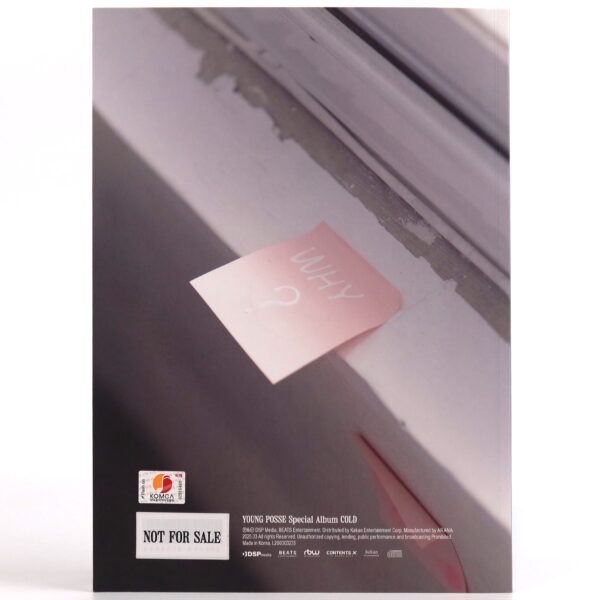Young Posse - Cold [Photobook Ver.] Signed Autographed Album CD Promo K-Pop 2025