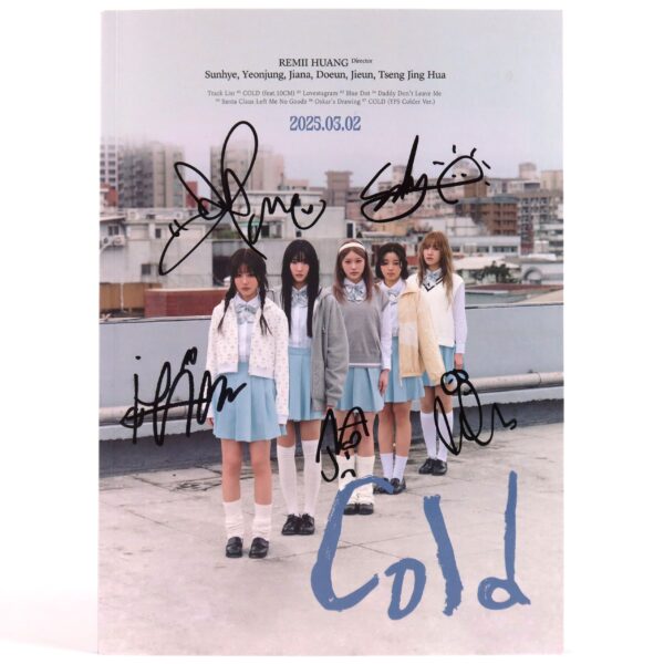 Young Posse - Cold [Photobook Ver.] Signed Autographed Album CD Promo K-Pop 2025