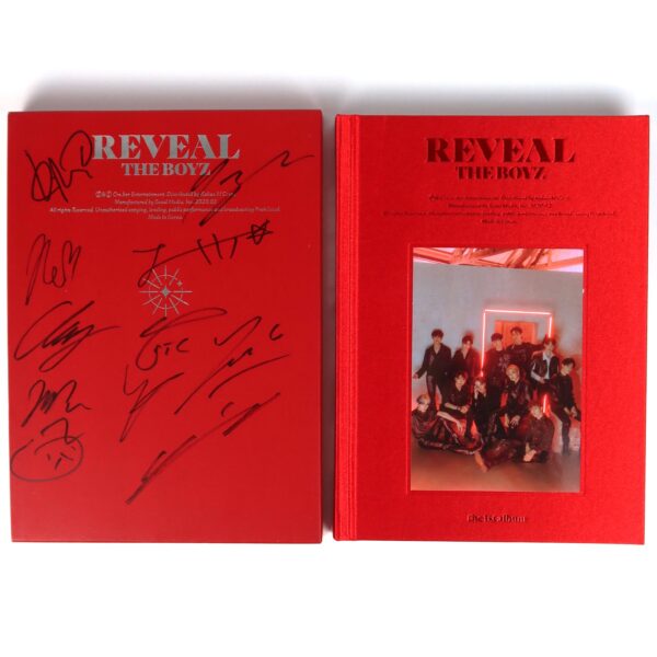 The Boyz - Reveal Signed Autographed 1st Album CD Promo 2020 K-Pop