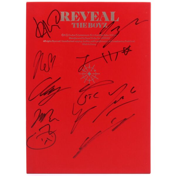 The Boyz - Reveal Signed Autographed 1st Album CD Promo 2020 K-Pop