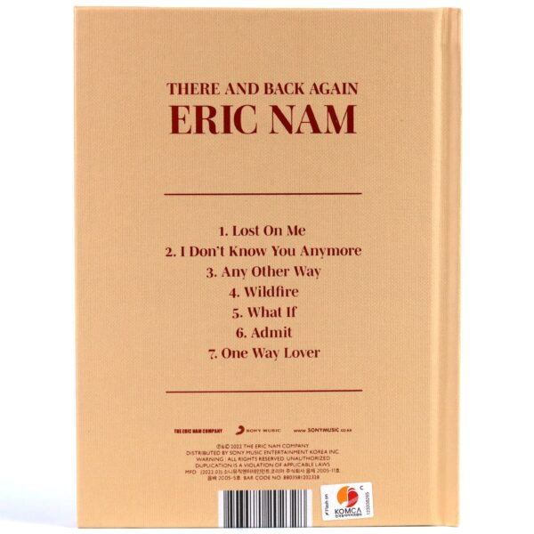Eric Nam - There And Back Again Album CD No PC K-Pop 2022