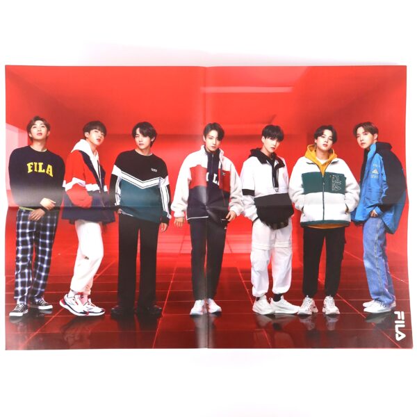 BTS x Fila 2020 Bromide Poster Set Folded Official Goods