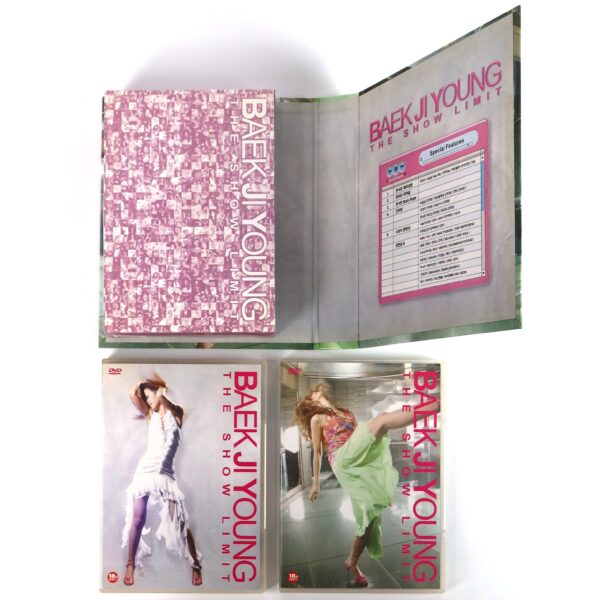 Baek Ji Young - The Show Limit DVD Set in Binder K-Pop 2004 Baek Z Young