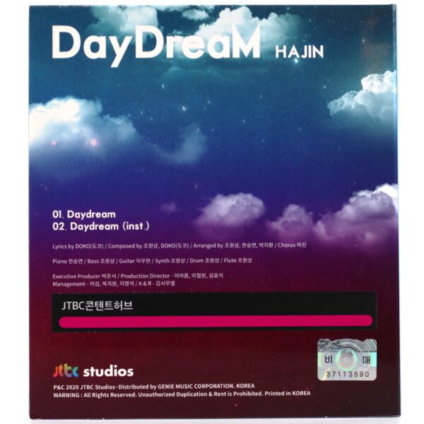 Hajin - Daydream Signed Autographed CD Single Album Promo 2020 K-Pop