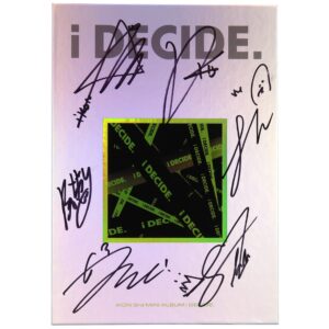 iKON - I Decide [Green Ver.] 3rd Mini Album Signed Autographed CD Promo 2020