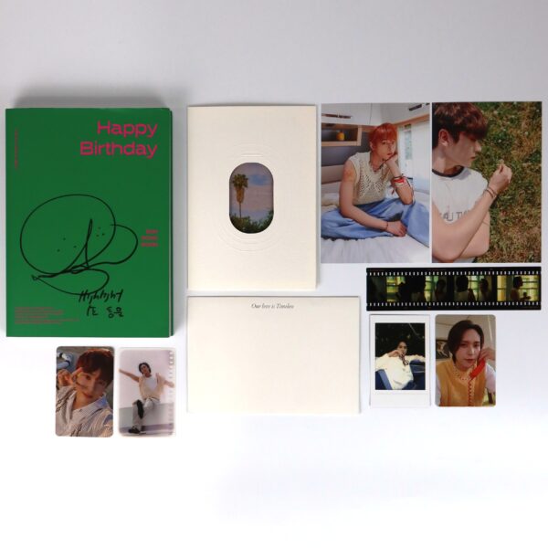 Son Dong Woon - Happy Birthday 2nd Mini Album Signed CD 2022 Highlight Beast