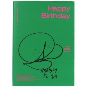 Son Dong Woon - Happy Birthday 2nd Mini Album Signed CD 2022 Highlight Beast