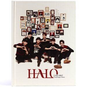 Halo - Hello 2nd Single Album Signed Autographed CD Promo K-Pop 2014