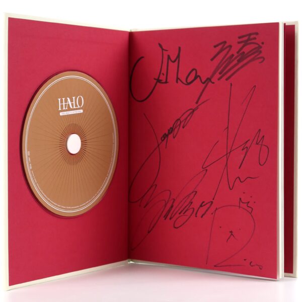 Halo - Hello 2nd Single Album Signed Autographed CD Promo K-Pop 2014