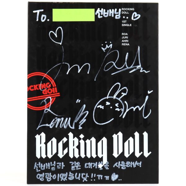 Rocking Doll - 1st Single Album Signed To Tri.be CD Promo K-Pop 2021