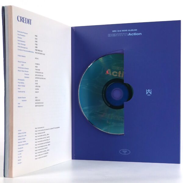 WEi - Identity: Action [Wave Ver.] 3rd Mini Album Signed To Tri.be CD Promo 2021
