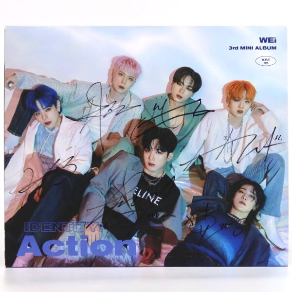 WEi - Identity: Action [Wave Ver.] 3rd Mini Album Signed To Tri.be CD Promo 2021