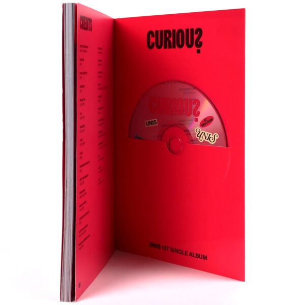 Unis - Curious Signed Autographed Album CD Promo K-Pop 2024