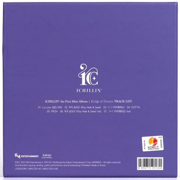 Ichillin' - Bridge of Dreams Signed + Message CD Album Promo K-Pop 2022