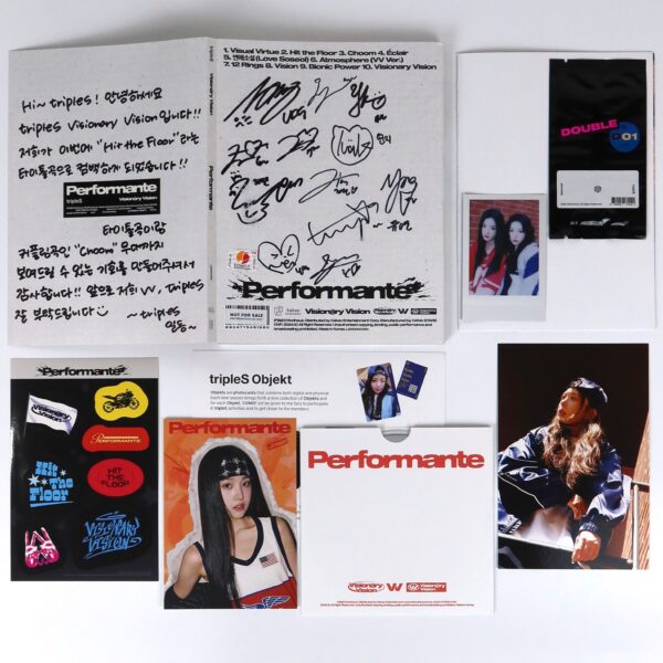 TripleS Visionary Vision - Performante [Ver. A] Signed + Message CD ...