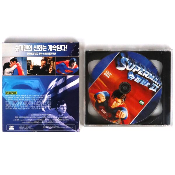 Superman II (1980) 2 Korean VCD Video CD Korea Christopher Reeve