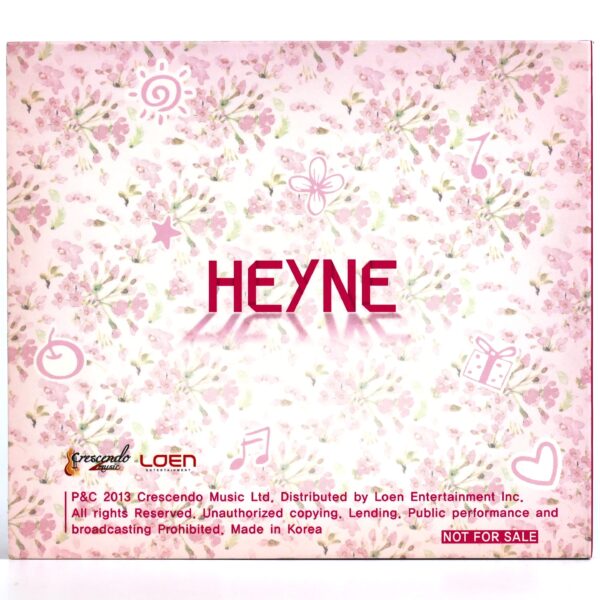 Heyne - Dalla Single Album Signed Autographed CD Promo 2013 K-Pop