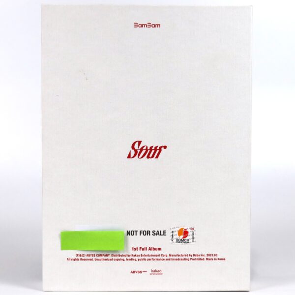Bambam - Sour & Sweet [Sweet Ver.] Album Signed Autographed Promo CD 2023 GOT7