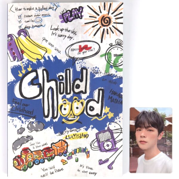 Lucy - Childhood 1st Full Album CD + Ye-chan Photocard K-Pop Rock 2022