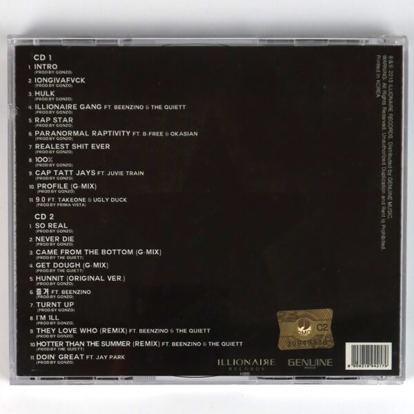 Dok2 - South Korean Rapstar Mixtape Album CD Korean Hip Hop K-Rap 2013 Gonzo