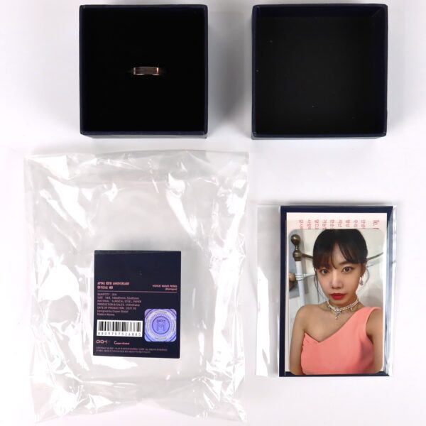 Apink 10th Anniversary Namjoo Voice Wave Ring + Photocard 2021 Official MD