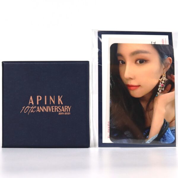 Apink 10th Anniversary Naeun Voice Wave Ring + Photocard 2021 Official MD