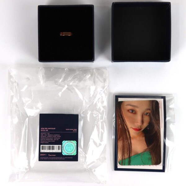 Apink 10th Anniversary Eunji Voice Wave Ring + Photocard 2021 Official MD