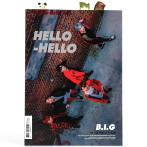 B.I.G - Hello Hello 6th Single Album Pages Signed Autographed CD K-Pop 2017
