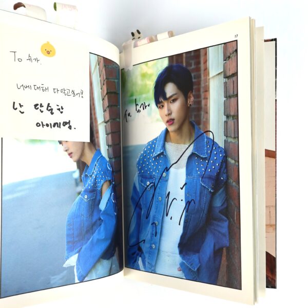 B.I.G - Hello Hello 6th Single Album Pages Signed Autographed CD K-Pop 2017