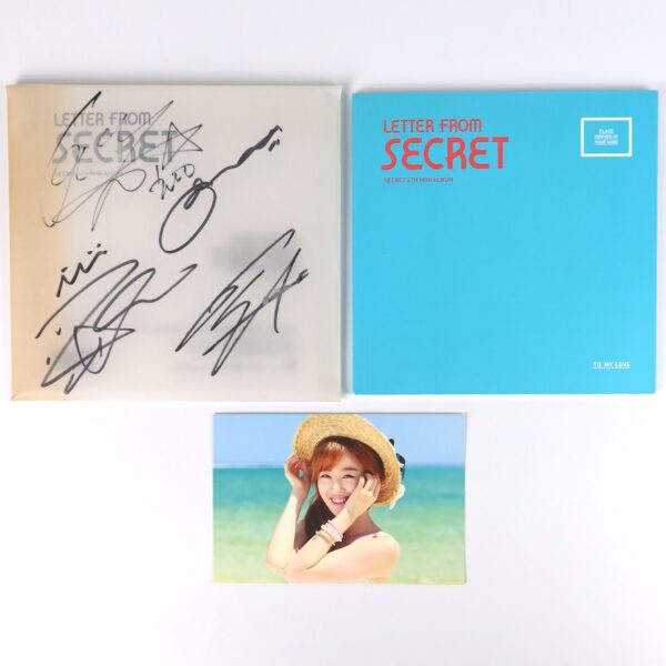 Secret - Letter From Secret Signed Autographed CD Album 2013 K-Pop