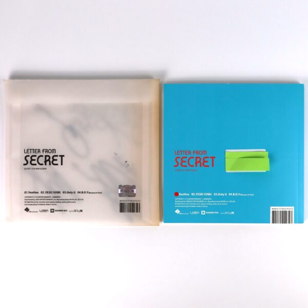 Secret - Letter From Secret Signed Autographed CD Album 2013 K-Pop