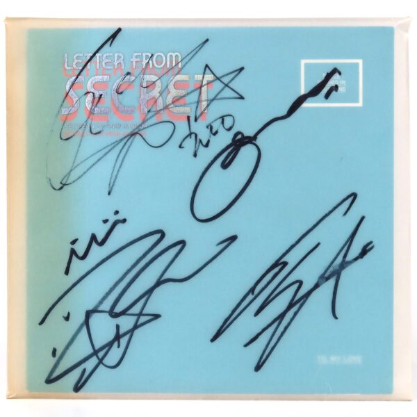 Secret - Letter From Secret Signed Autographed CD Album 2013 K-Pop