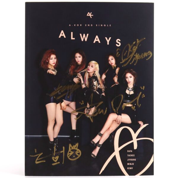 A.Kor - Always Signed Autographed Single Album CD Promo K-Pop 2015