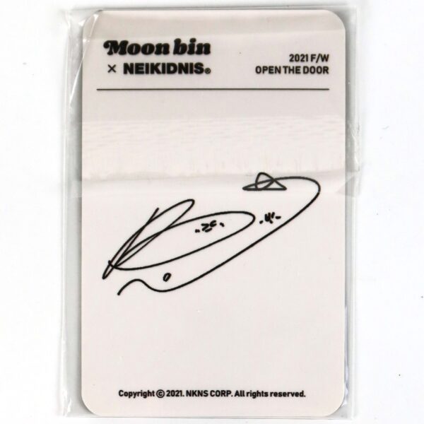 Astro Moonbin x Neikidnis 2021 F/W Open The Door Photocard Moon Bin