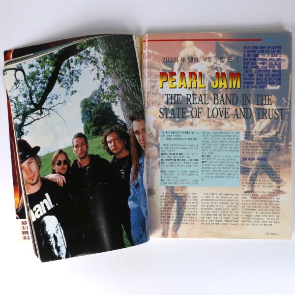IMG_7420 Pearl Jam in Hot Music Magazine Korea December 1993 Aerosmith