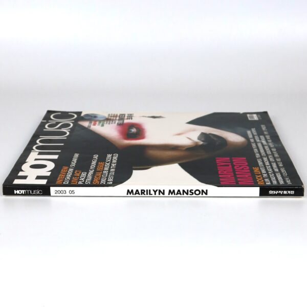 Marilyn Manson in Hot Music Magazine Korea May 2003 Crash Signed