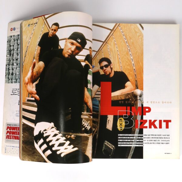 Marilyn Manson in Hot Music Magazine Korea November 2000 Limp Bizkit
