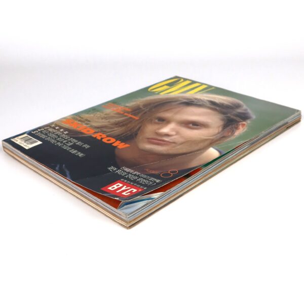 Skid Row Sebastian Bach in GMV Music Magazine Korea August 1995 Celine Dion