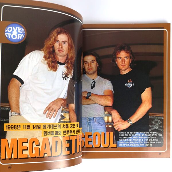 IMG_7791 Megadeth in Hot Music Magazine Korea December 1998 Oasis Depeche Mode
