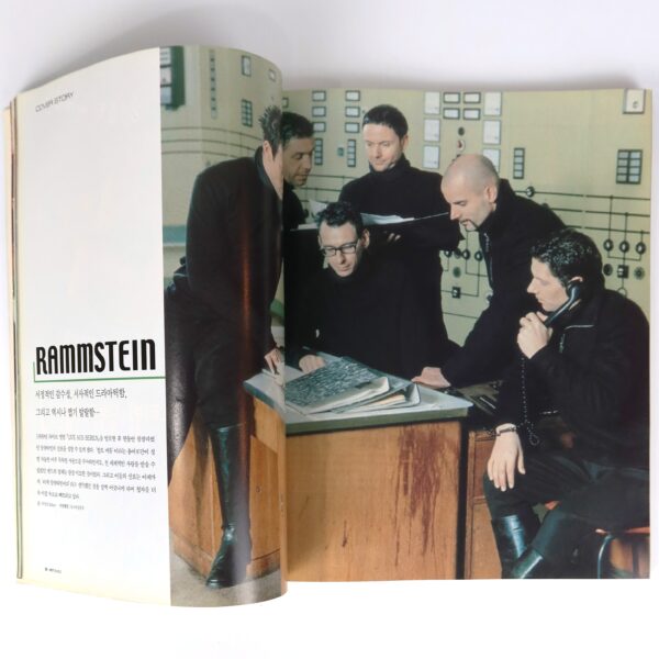 Rammstein in Hot Music Magazine Korea April 2001 Helloween