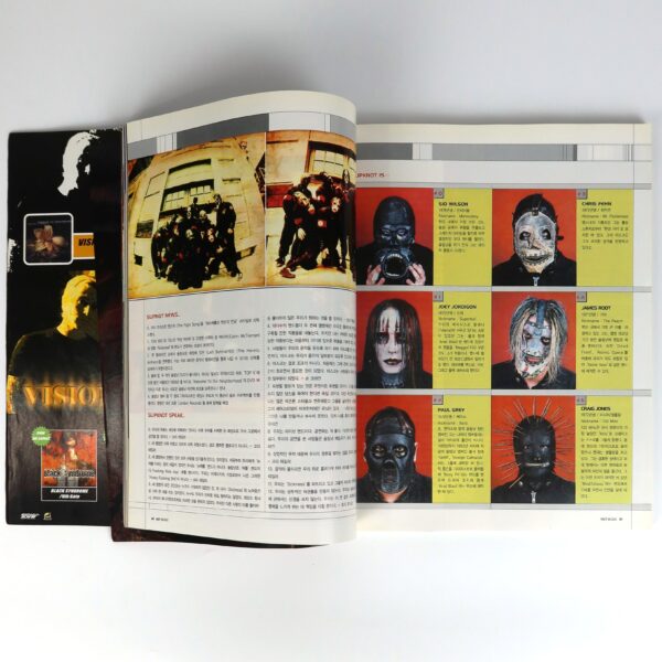 Slipknot in Hot Music Magazine Korea September 2001 Slayer