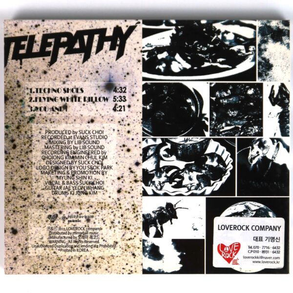 Telepathy - Techno Shoes EP Album CD Korean Garage Electro Rock 2011