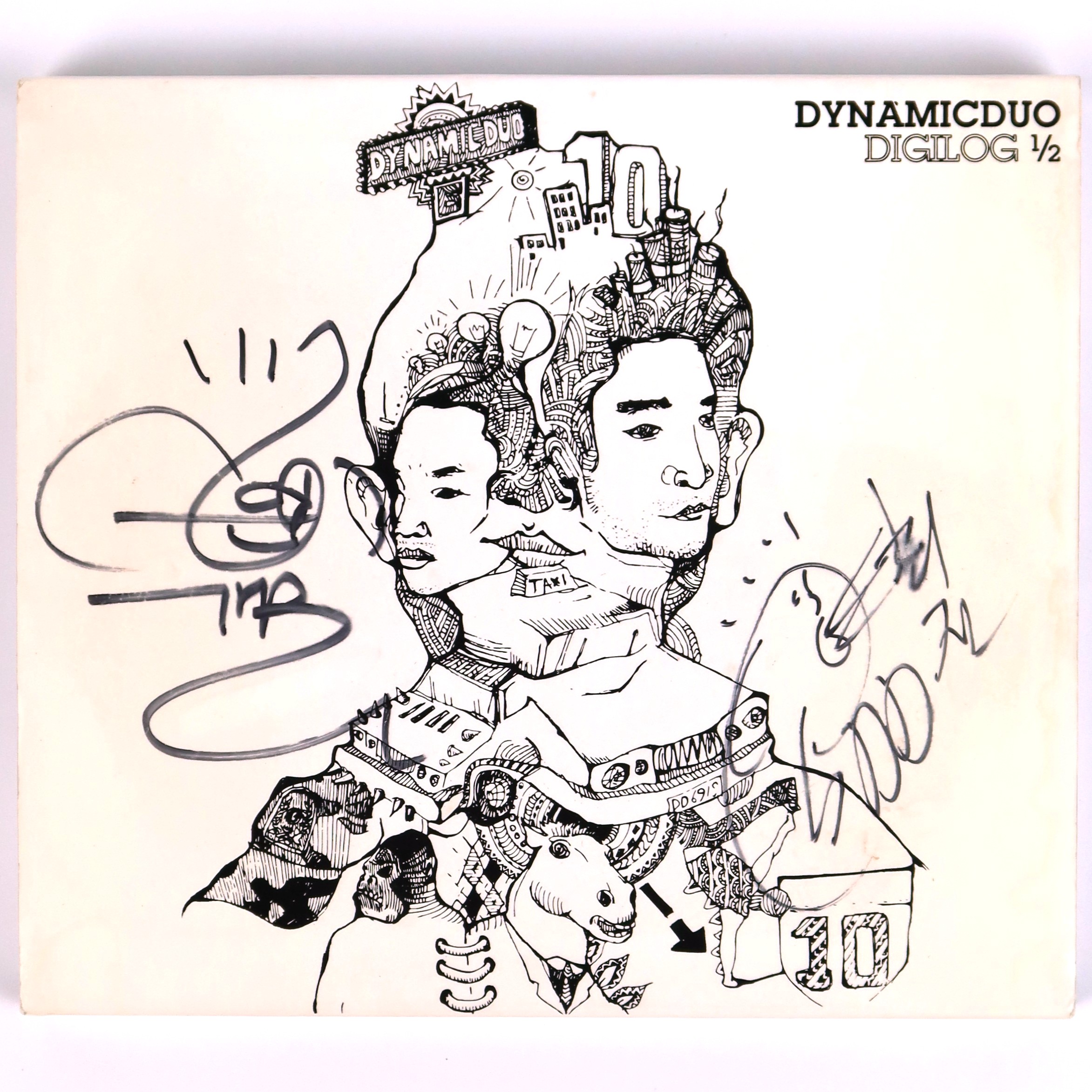 Dynamic Duo - Digilog 1/2 Signed Autographed CD Album Promo Korean Hip ...