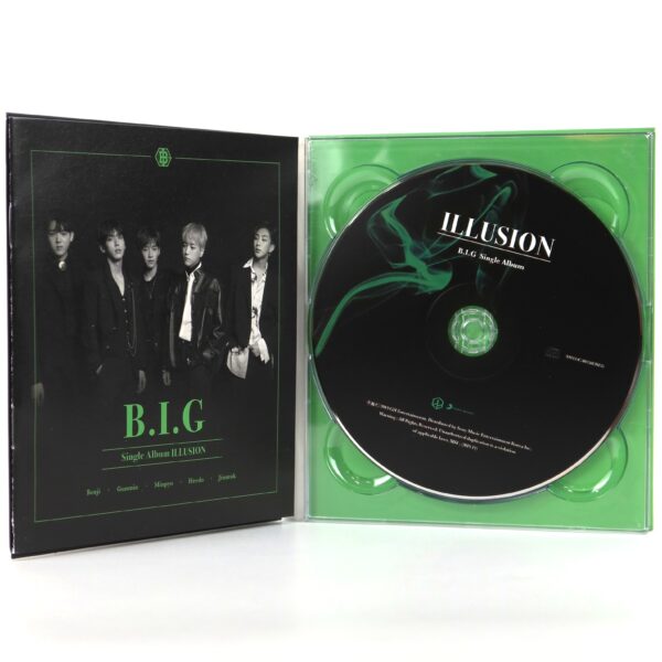 B.I.G - Illusion Signed Autographed CD Single Album Promo K-Pop 2019