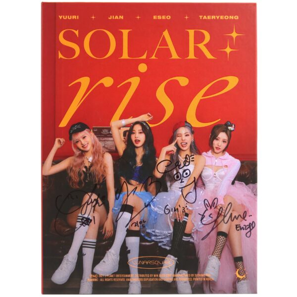 LunarSolar - Solar Rise Signed Autographed Single Album Promo CD 2021