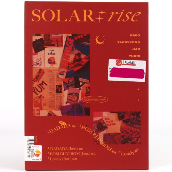 LunarSolar - Solar Rise Signed Autographed Single Album Promo CD 2021