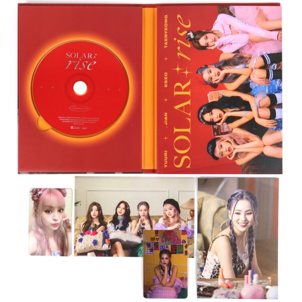 LunarSolar - Solar Rise Signed Autographed Single Album Promo CD 2021