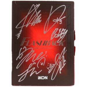 iKon - Flashback [Red Ver.] 4th Mini Album Signed Promo CD 2022 [read]
