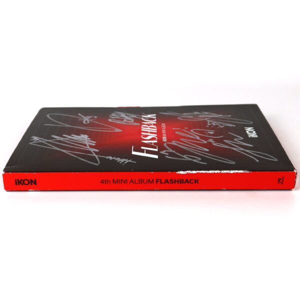 iKon - Flashback [Red Ver.] 4th Mini Album Signed Promo CD 2022 [read]