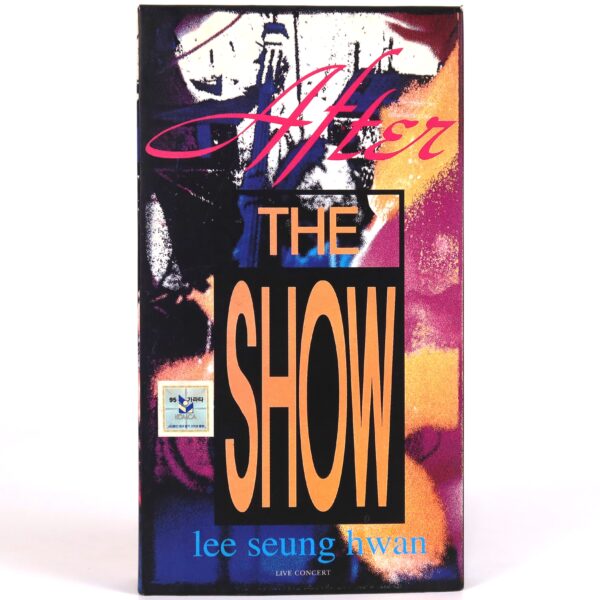 Lee Seung Hwan - After The Show Live Concert VHS [NTSC] 90s K-Pop 1995